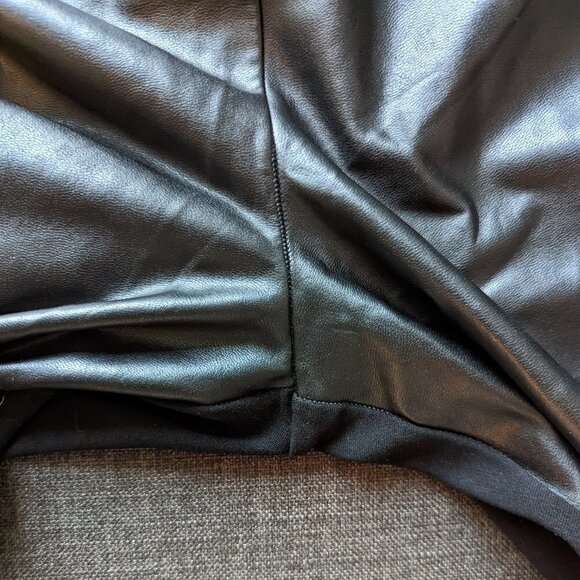 Wilfred Free Faux Leather Front Panel Pull On Leggings - Picture 4 of 8